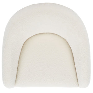 Safavieh KIANA Modern Accent Chair - Elegant Cream Design for Living Room, Bedroom, and Home Office Decor Ivory SFV4527G