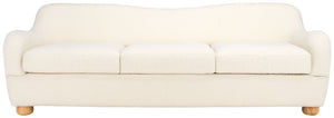 Safavieh Dyanna Boucle Sofa Ivory / Natural SFV4601A