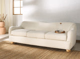 Safavieh Dyanna Boucle Sofa Ivory / Natural SFV4601A