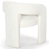 Safavieh Catharia Boucle 3 Leg Dining Chair Ivory SFV4602A