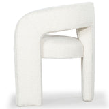 Safavieh Catharia Boucle 3 Leg Dining Chair Ivory SFV4602A