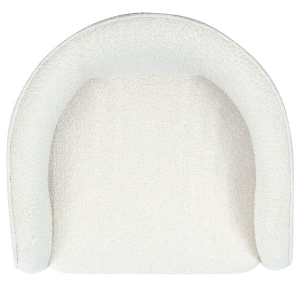 Safavieh Catharia Boucle 3 Leg Dining Chair Ivory SFV4602A