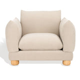 Safavieh Marysa Performance Fabric Accent Chair Beige / Natural SFV4603A