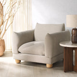 Safavieh Marysa Performance Fabric Accent Chair Beige / Natural SFV4603A