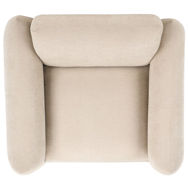 Safavieh Marysa Performance Fabric Accent Chair Beige / Natural SFV4603A