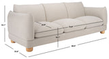 Safavieh Marysa Performance Fabric Sofa Beige / Natural SFV4604A