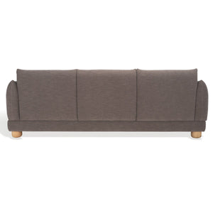 Safavieh Marysa Performance Fabric Sofa Dark Brown / Natural SFV4604B