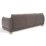 Safavieh Marysa Performance Fabric Sofa Dark Brown / Natural SFV4604B