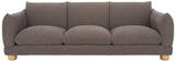 Safavieh Marysa Performance Fabric Sofa Dark Brown / Natural SFV4604B