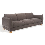 Safavieh Marysa Performance Fabric Sofa Dark Brown / Natural SFV4604B