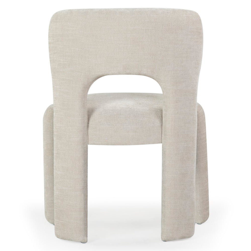 Safavieh Tamlyn Performance Fabric Dining Chair Beige SFV4605A