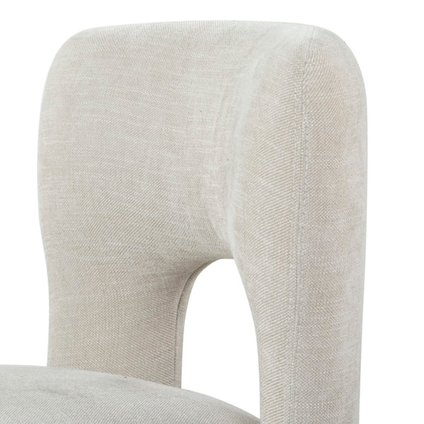 Safavieh Tamlyn Performance Fabric Dining Chair Beige SFV4605A