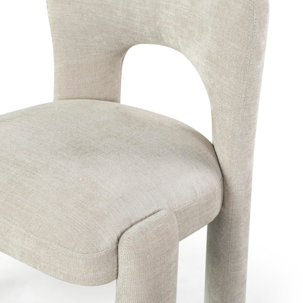 Safavieh Tamlyn Performance Fabric Dining Chair Beige SFV4605A