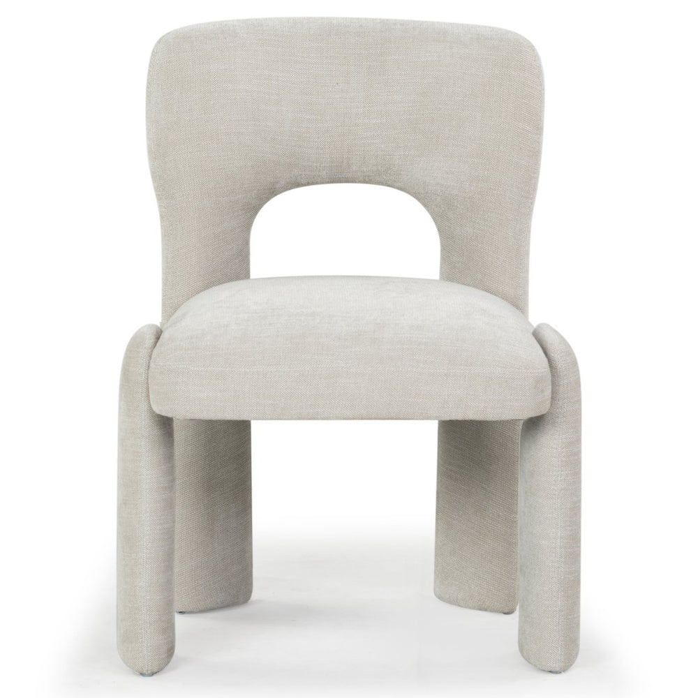 Safavieh TAMLYN Performance Fabric Dining Chair – Elegant Comfort, Durable Design for Modern Dining Spaces Beige SFV4605A