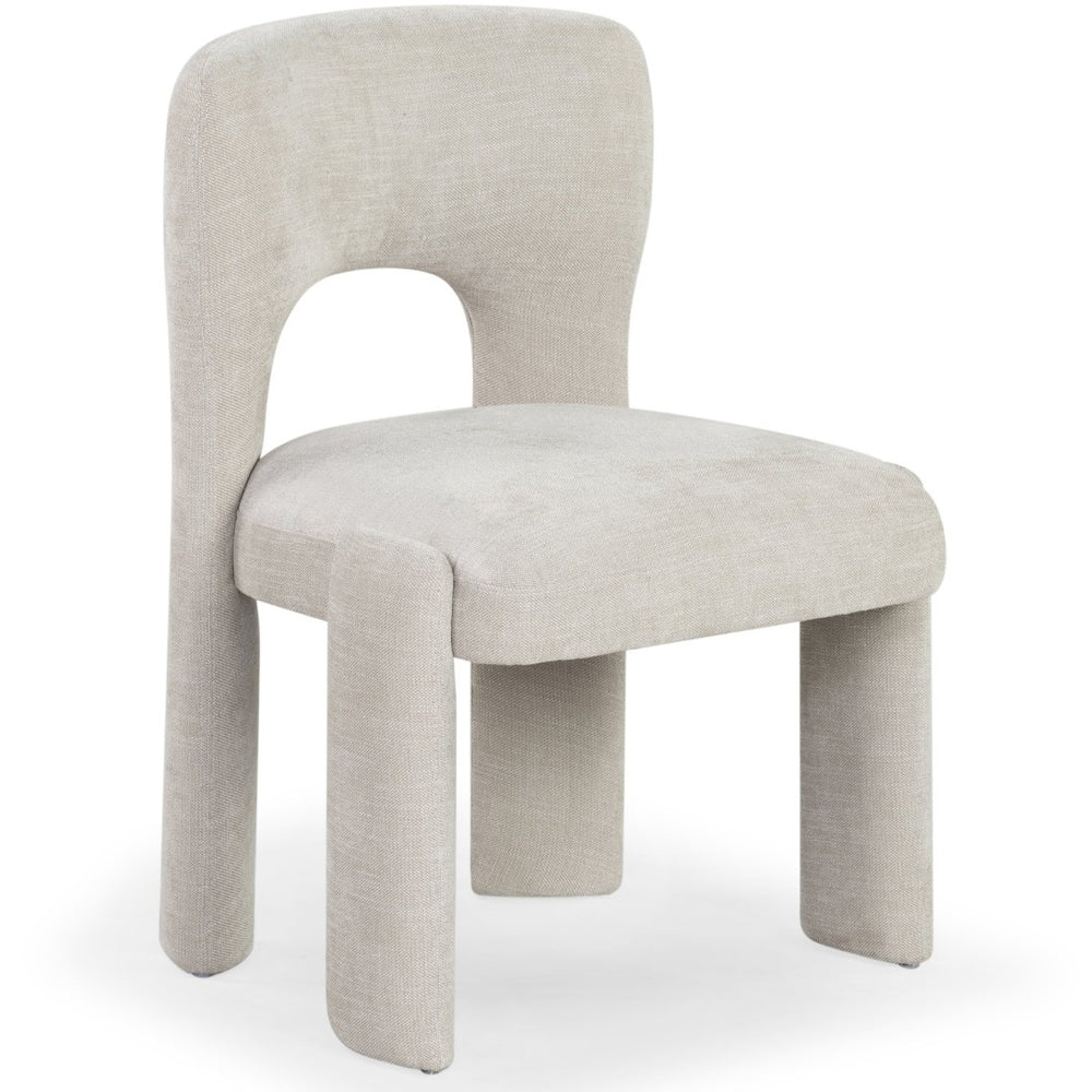 Safavieh TAMLYN Performance Fabric Dining Chair – Elegant Comfort, Durable Design for Modern Dining Spaces Beige SFV4605A
