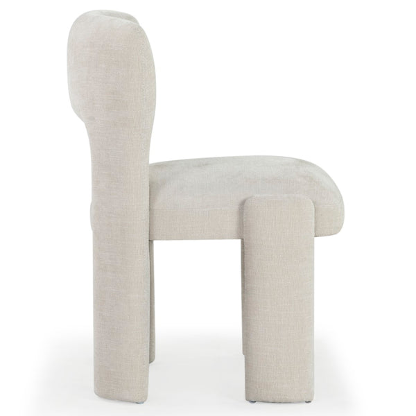 Safavieh Tamlyn Performance Fabric Dining Chair Beige SFV4605A