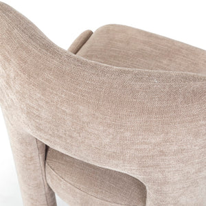 Safavieh Tamlyn Performance Fabric Dining Chair Light Brown SFV4605B