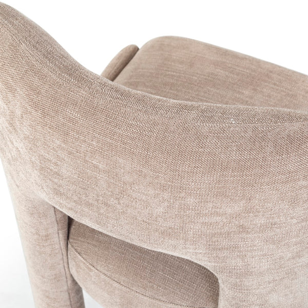 Safavieh Tamlyn Performance Fabric Dining Chair Light Brown SFV4605B