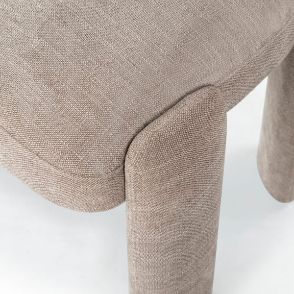 Safavieh Tamlyn Performance Fabric Dining Chair Light Brown SFV4605B