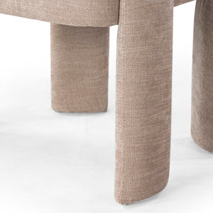 Safavieh Tamlyn Performance Fabric Dining Chair Light Brown SFV4605B