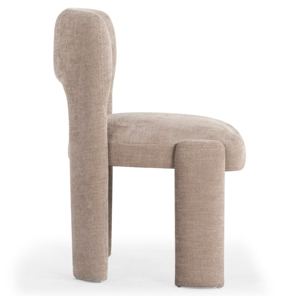 Safavieh Tamlyn Performance Fabric Dining Chair Light Brown SFV4605B