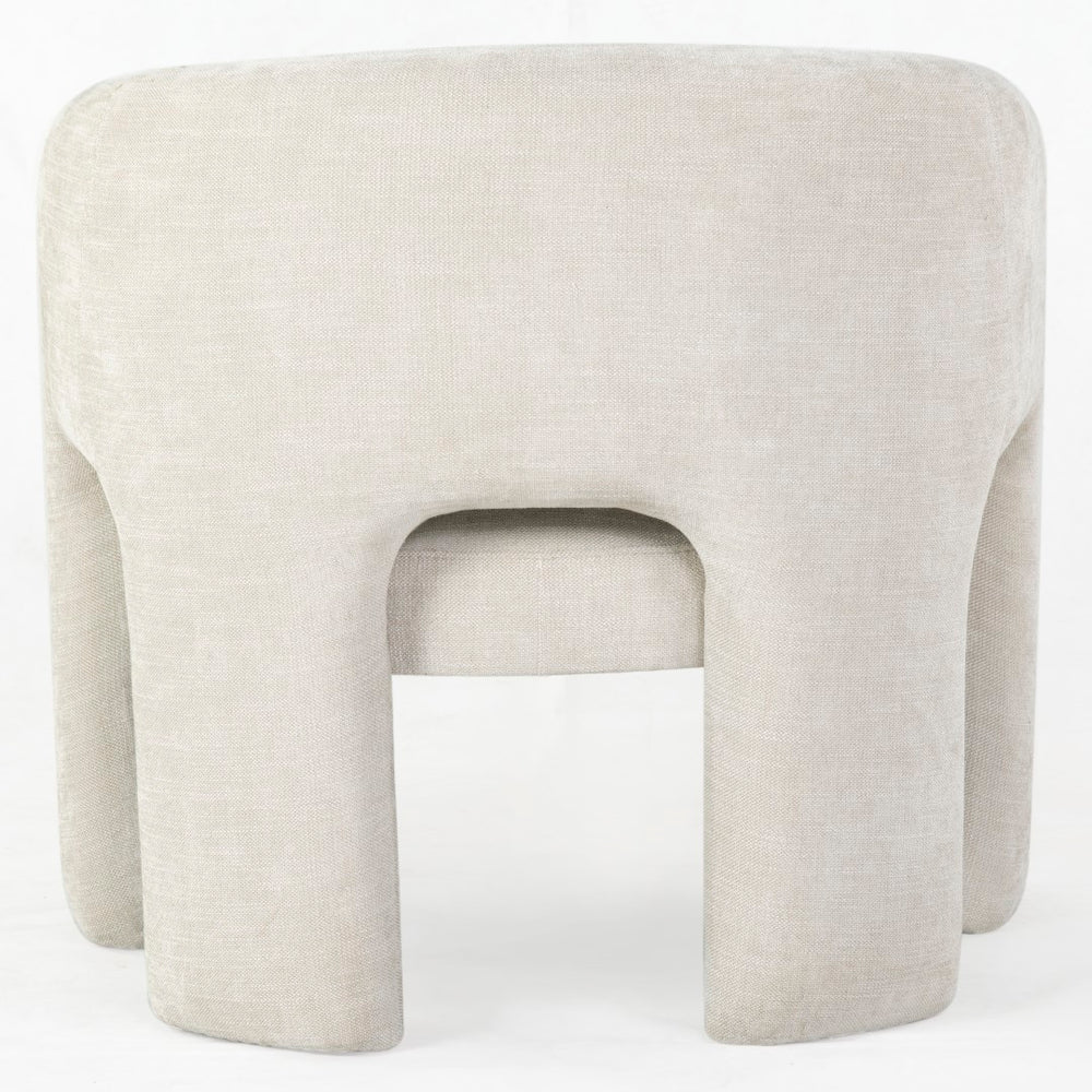 Safavieh Tamlyn Performance Fabric Accent Chair Beige SFV4606A