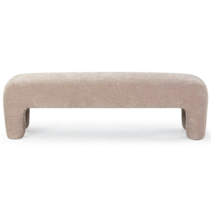 Safavieh Tamlyn Performance Fabric Bench Light Brown SFV4607B