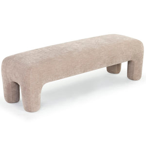 Safavieh Tamlyn Performance Fabric Bench Light Brown SFV4607B