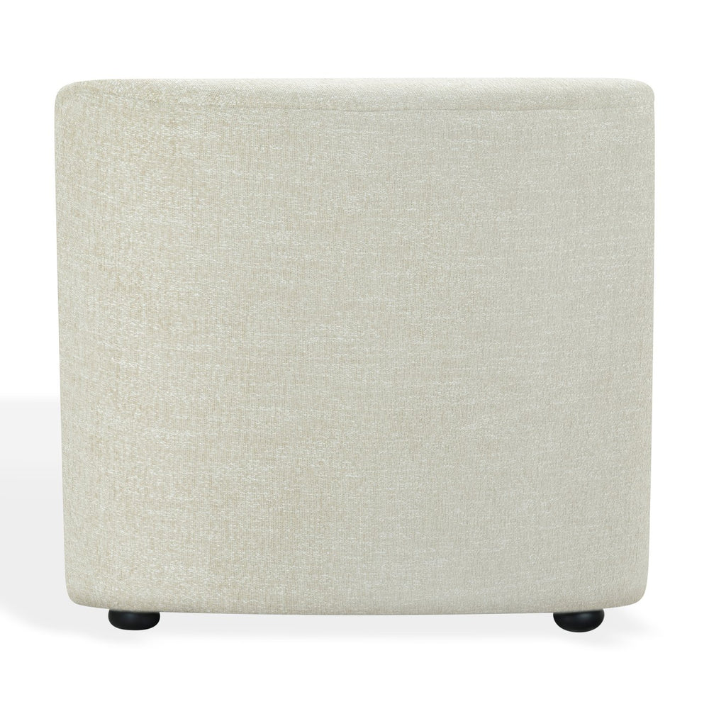 Frederici Chaise Lounge 60"X37.4"X33.1" — Solid Wood Frame, High-Density Foam, Modern Accent Seating