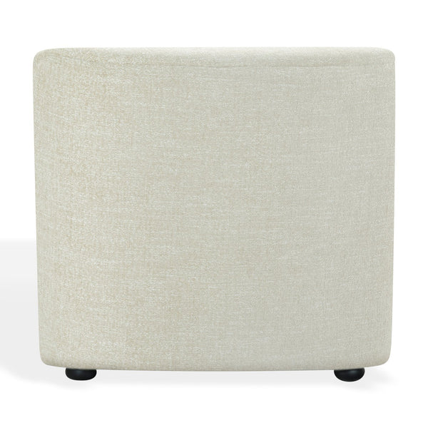 Frederici Chaise Lounge 60"X37.4"X33.1" — Solid Wood Frame, High-Density Foam, Modern Accent Seating