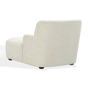 Frederici Chaise Lounge 60"X37.4"X33.1" — Solid Wood Frame, High-Density Foam, Modern Accent Seating