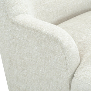 Frederici Chaise Lounge 60"X37.4"X33.1" — Solid Wood Frame, High-Density Foam, Modern Accent Seating