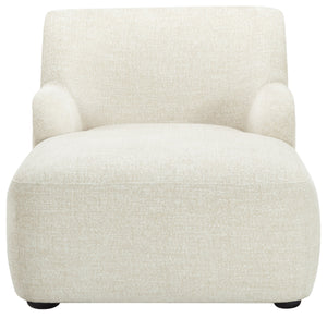 Frederici Chaise Lounge 60"X37.4"X33.1" — Solid Wood Frame, High-Density Foam, Modern Accent Seating