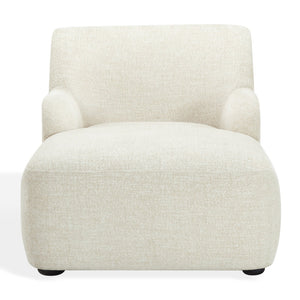 Frederici Chaise Lounge 60"X37.4"X33.1" — Solid Wood Frame, High-Density Foam, Modern Accent Seating