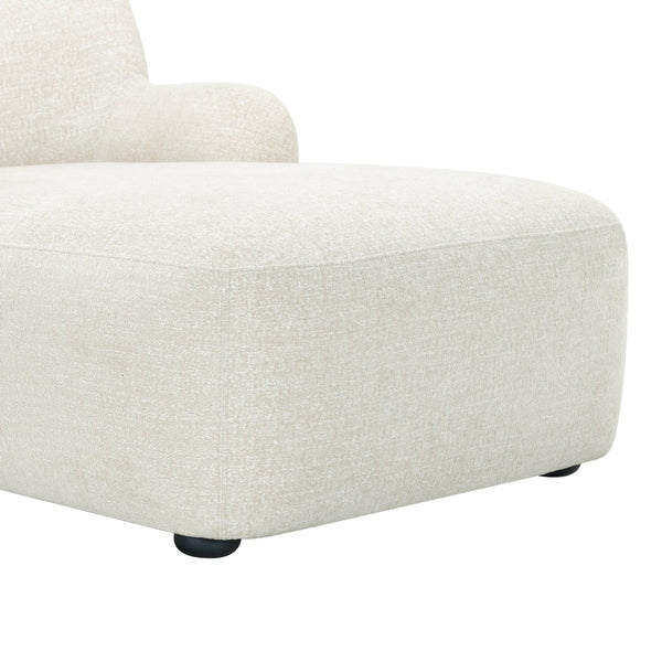 Frederici Chaise Lounge 60"X37.4"X33.1" — Solid Wood Frame, High-Density Foam, Modern Accent Seating