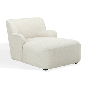 Frederici Chaise Lounge 60"X37.4"X33.1" — Solid Wood Frame, High-Density Foam, Modern Accent Seating