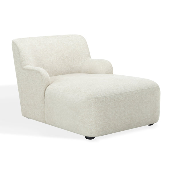 Frederici Chaise Lounge 60"X37.4"X33.1" — Solid Wood Frame, High-Density Foam, Modern Accent Seating