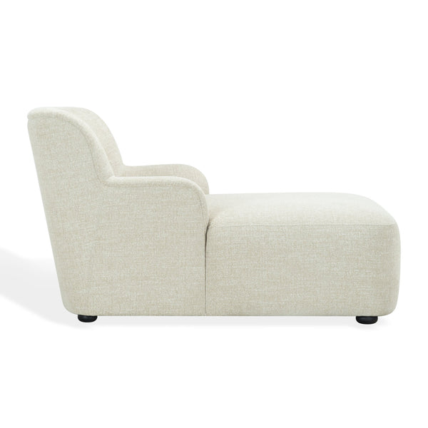 Frederici Chaise Lounge 60"X37.4"X33.1" — Solid Wood Frame, High-Density Foam, Modern Accent Seating