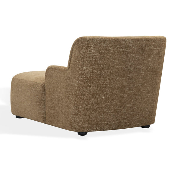Frederici Chaise Lounge 60"X37.4"X33.1" — Solid Wood Frame, High-Density Foam, Modern Accent Seating