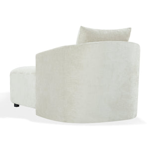 Gwendelyn Chaise Lounge With Solid Wood Frame And Plush Foam Cushioning For Modern Living Spaces