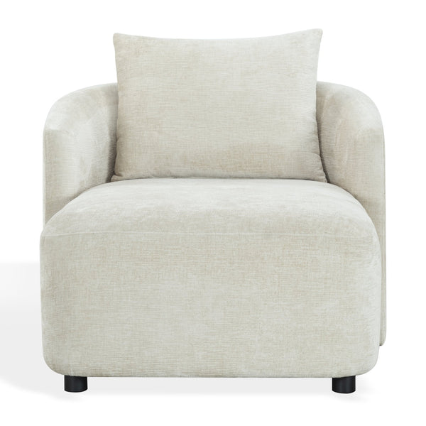 Gwendelyn Chaise Lounge With Solid Wood Frame And Plush Foam Cushioning For Modern Living Spaces