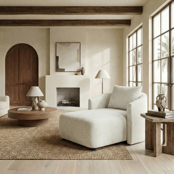 Gwendelyn Chaise Lounge With Solid Wood Frame And Plush Foam Cushioning For Modern Living Spaces