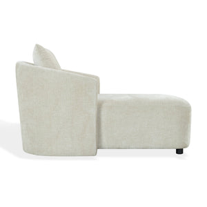 Gwendelyn Chaise Lounge With Solid Wood Frame And Plush Foam Cushioning For Modern Living Spaces