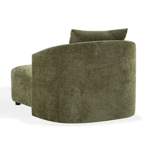 Gwendelyn Chaise Lounge With Solid Wood Frame And Plush Foam Cushioning For Modern Living Spaces