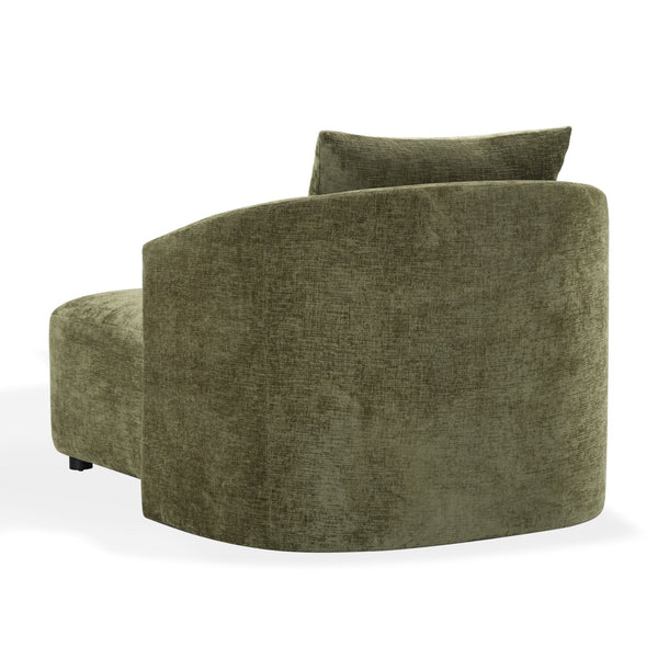 Gwendelyn Chaise Lounge With Solid Wood Frame And Plush Foam Cushioning For Modern Living Spaces