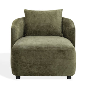 Gwendelyn Chaise Lounge With Solid Wood Frame And Plush Foam Cushioning For Modern Living Spaces