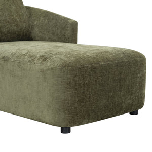 Gwendelyn Chaise Lounge With Solid Wood Frame And Plush Foam Cushioning For Modern Living Spaces
