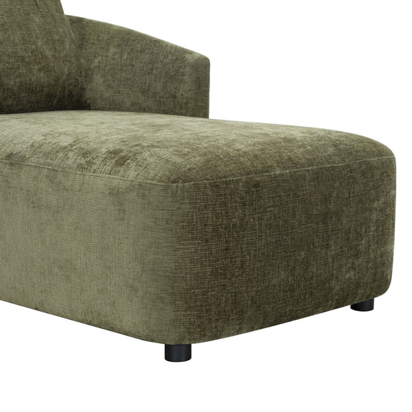 Gwendelyn Chaise Lounge With Solid Wood Frame And Plush Foam Cushioning For Modern Living Spaces