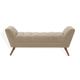 Safavieh Damian Tufted Bench Brown / Dark Brown SFV4755F