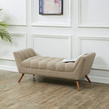 Safavieh Damian Tufted Bench Brown / Dark Brown SFV4755F